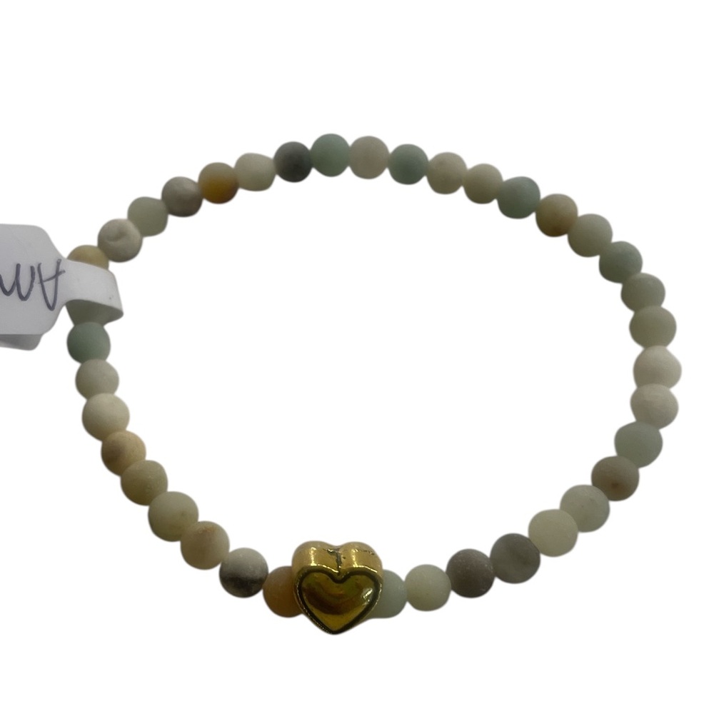 Amanzonite Multi-colored turquoise and amazonite gemstone bracelet - Picture 3 of 7